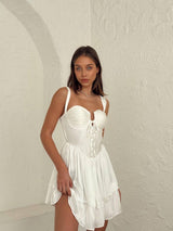 Рокля Addict White