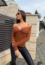 Блуза Amberline Terracotta