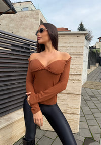 Блуза Amberline Terracotta