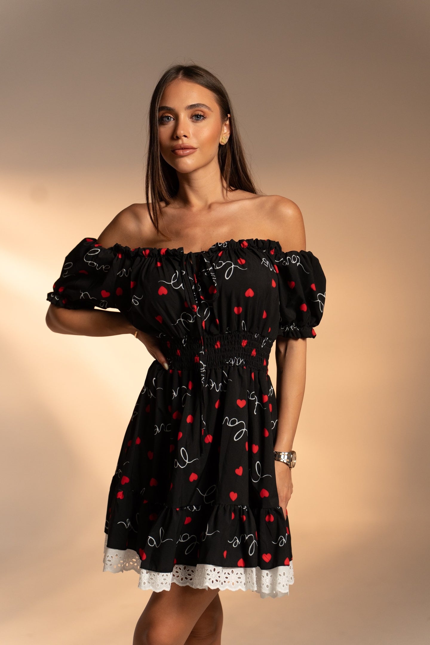 Рокля Love Notes Black