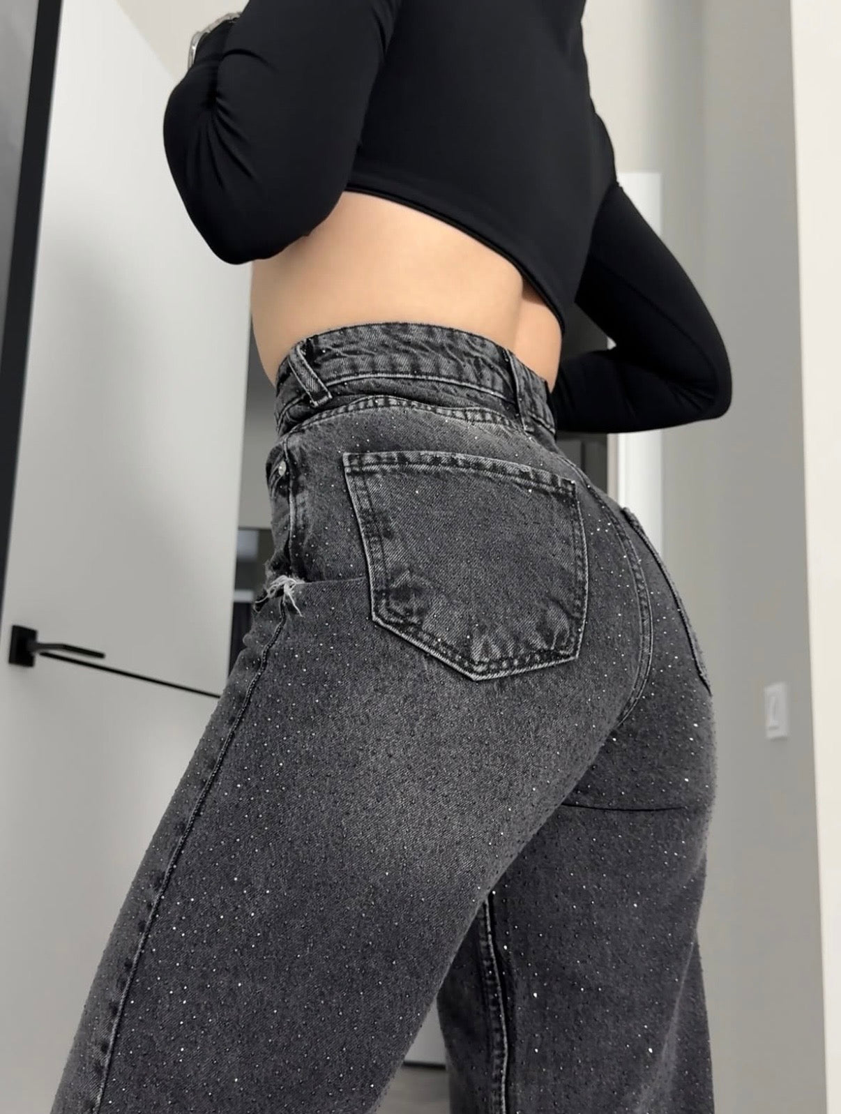 Дънки Chic Glow Graphite