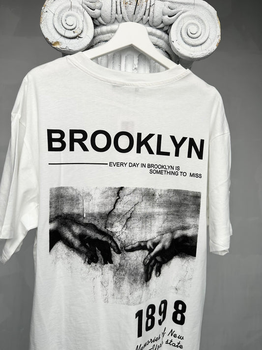 Тениска Brooklyn White