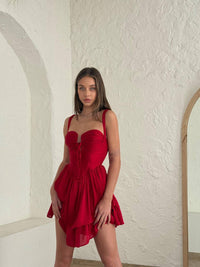 Рокля Addict Red