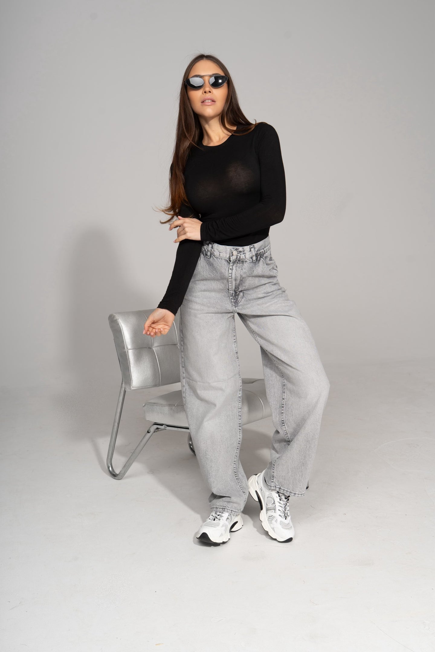 Дънки Motion Grey