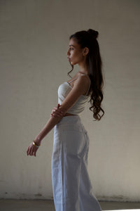 Дънки Rebel White