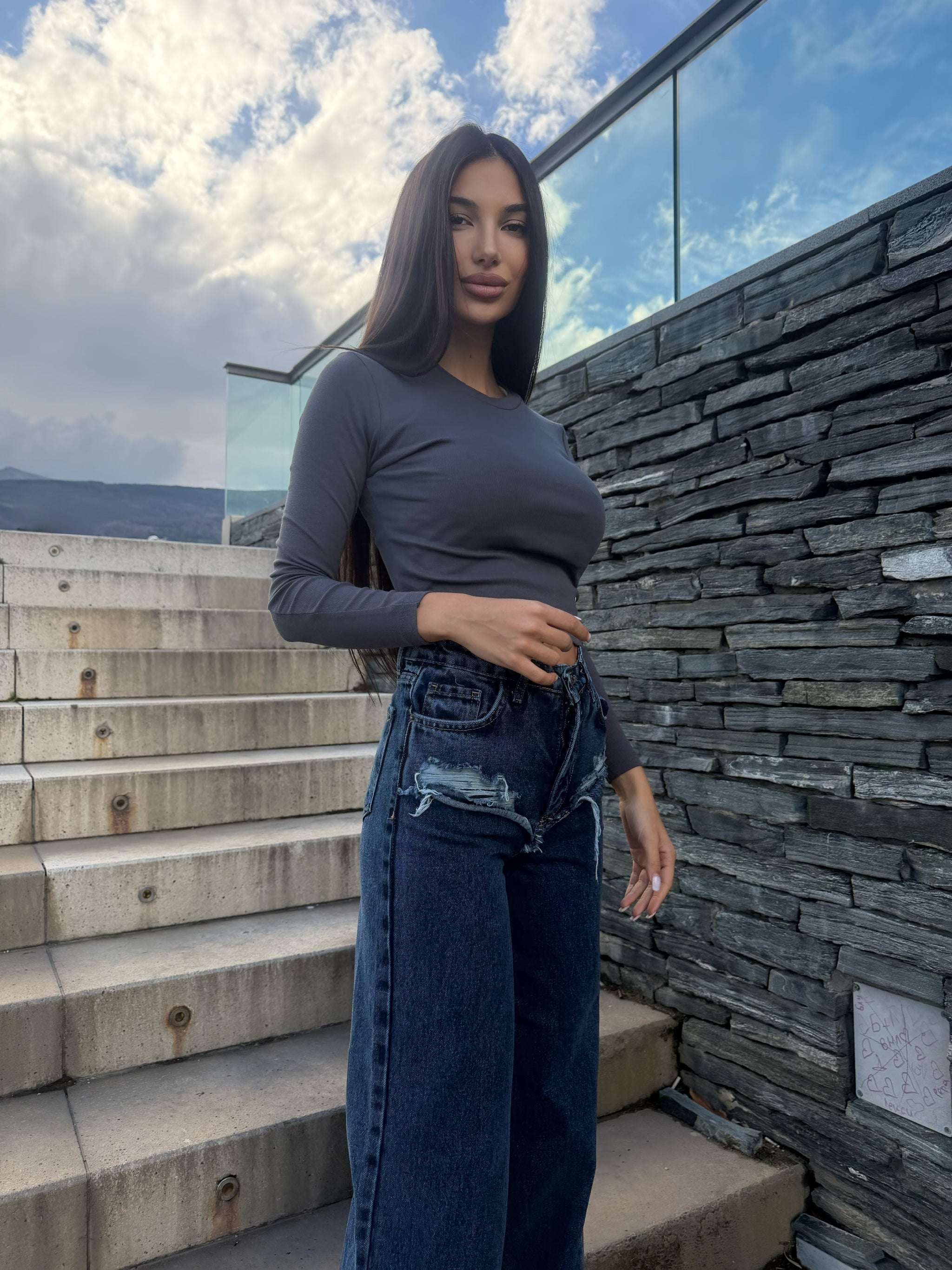 Дънки Chic Cobalt Blue