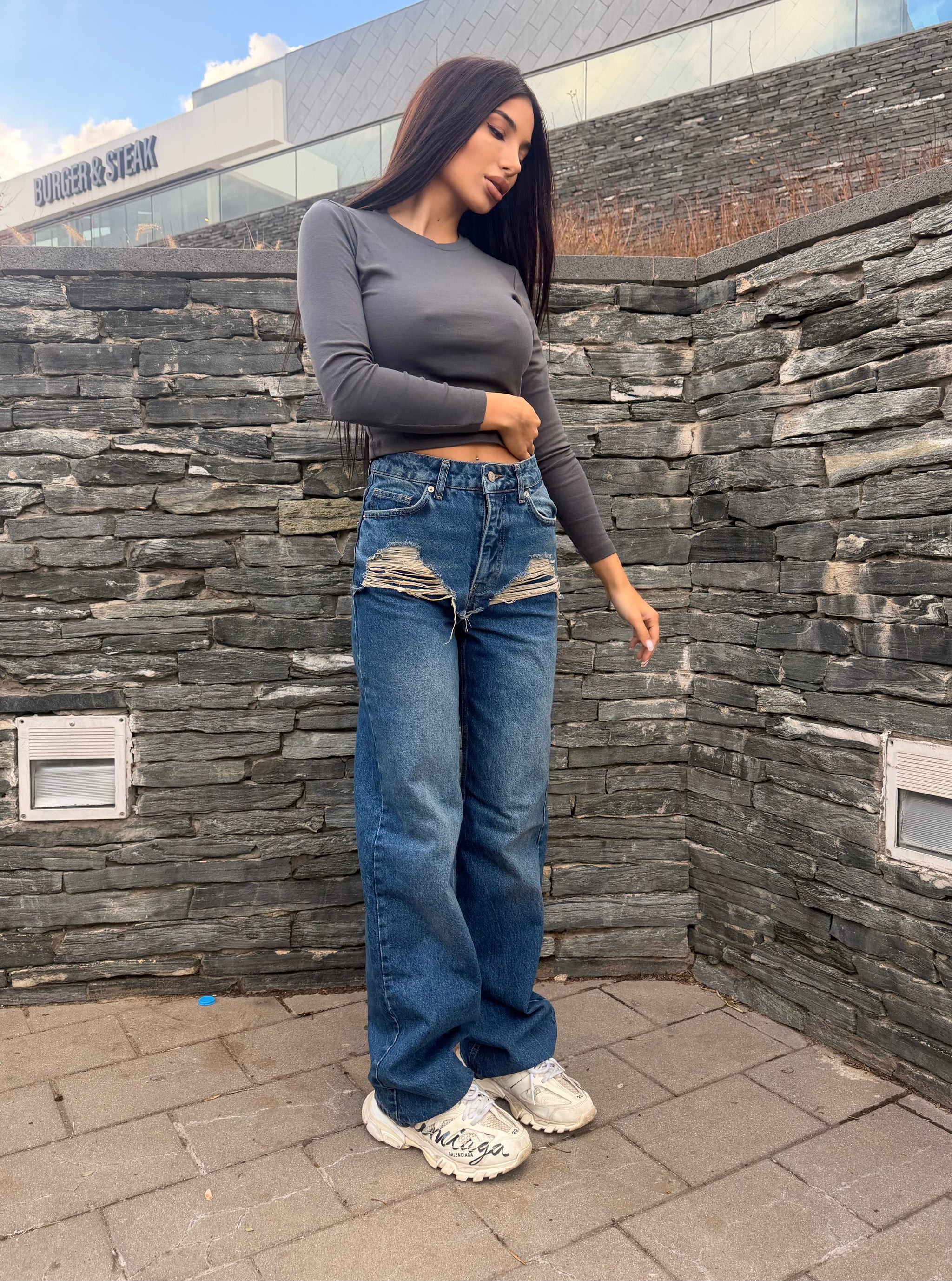 Дънки Chic Royal Blue