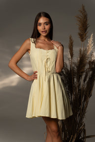 Рокля Vivienne Butter Yellow