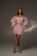 Рокля Belle Blush Pink