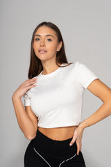 Тениска Sleeky White