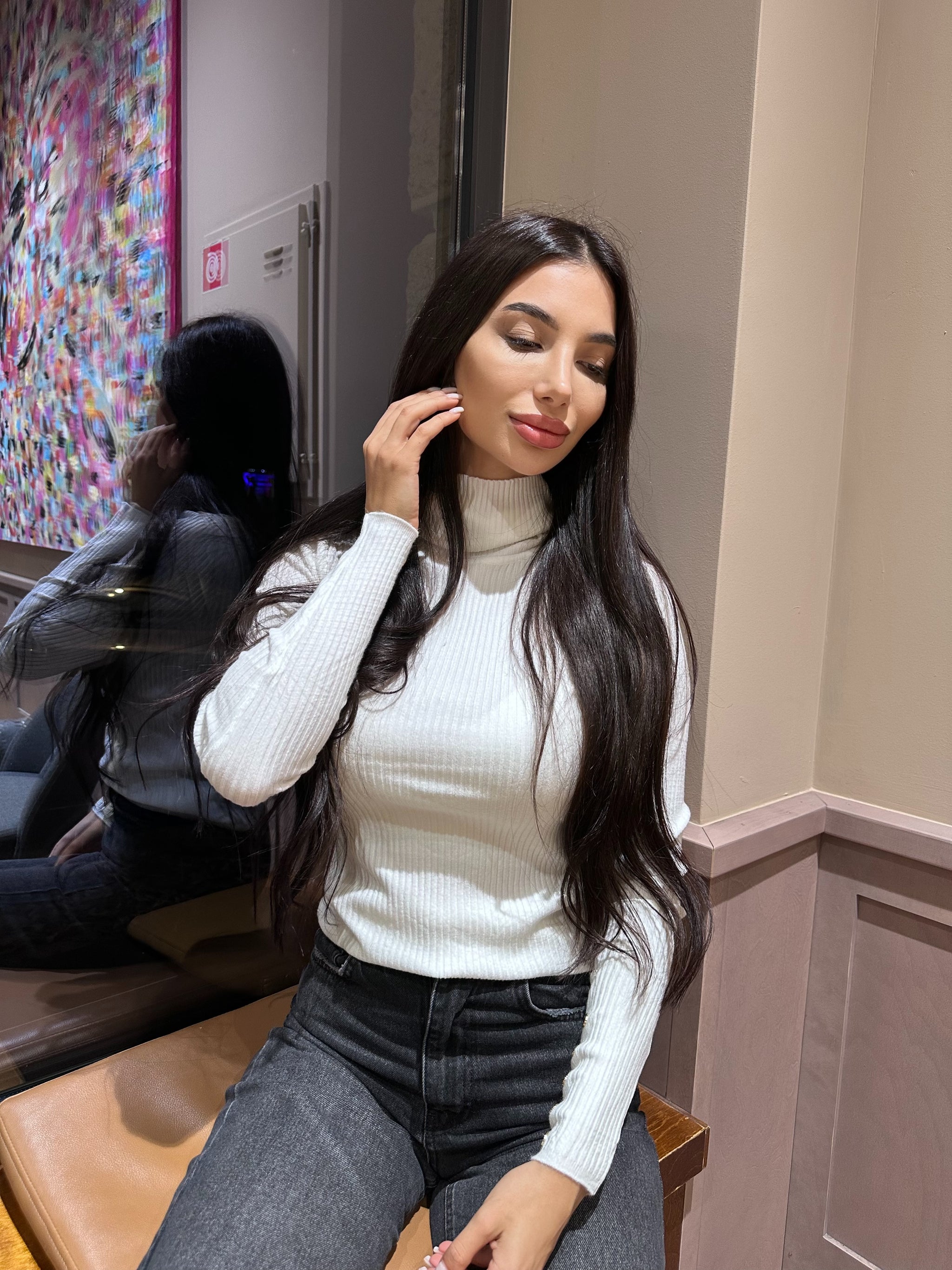 Пуловер Eclipse White