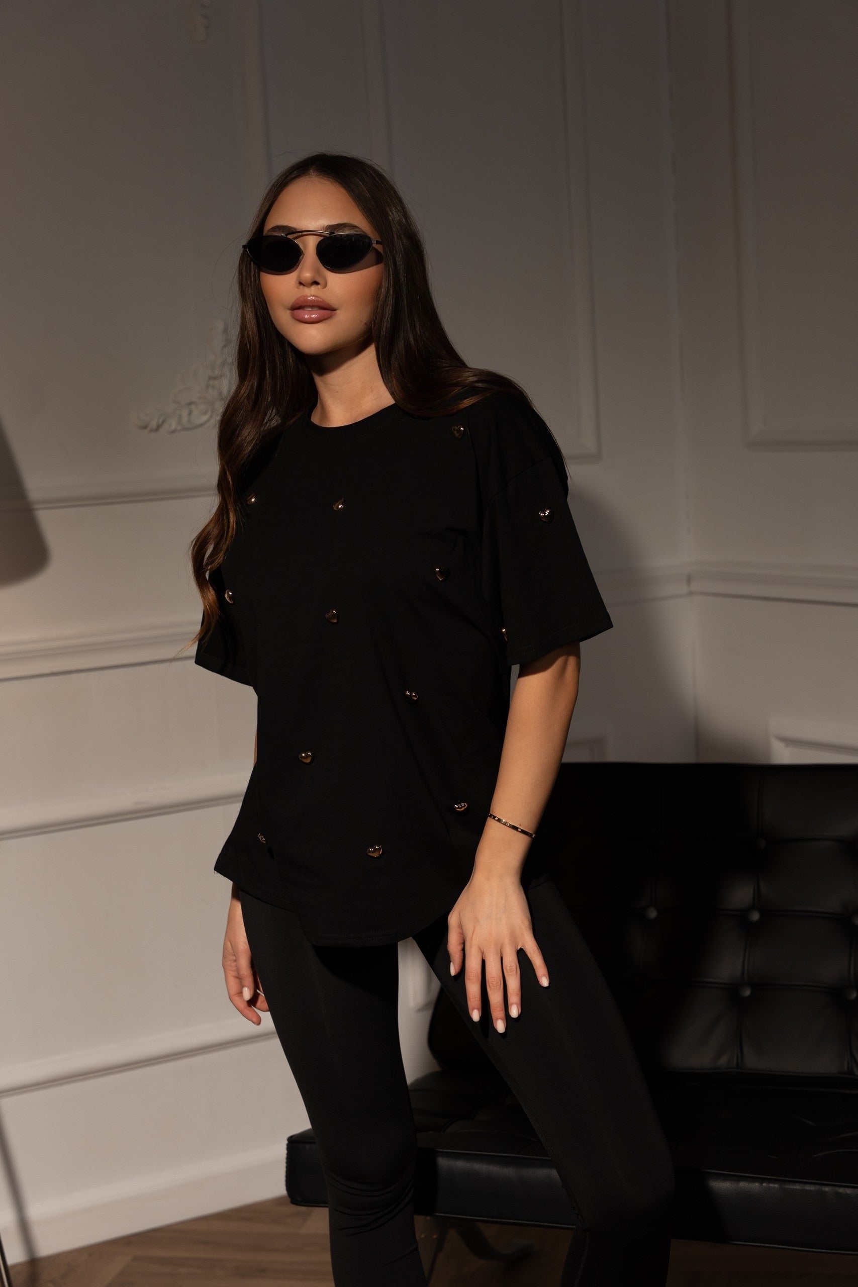 Тениска Blush Deep Black