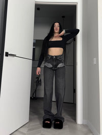 Дънки Chic Glow Graphite