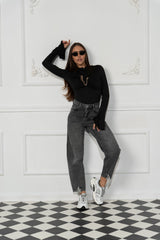 Дънки Theory Graphite