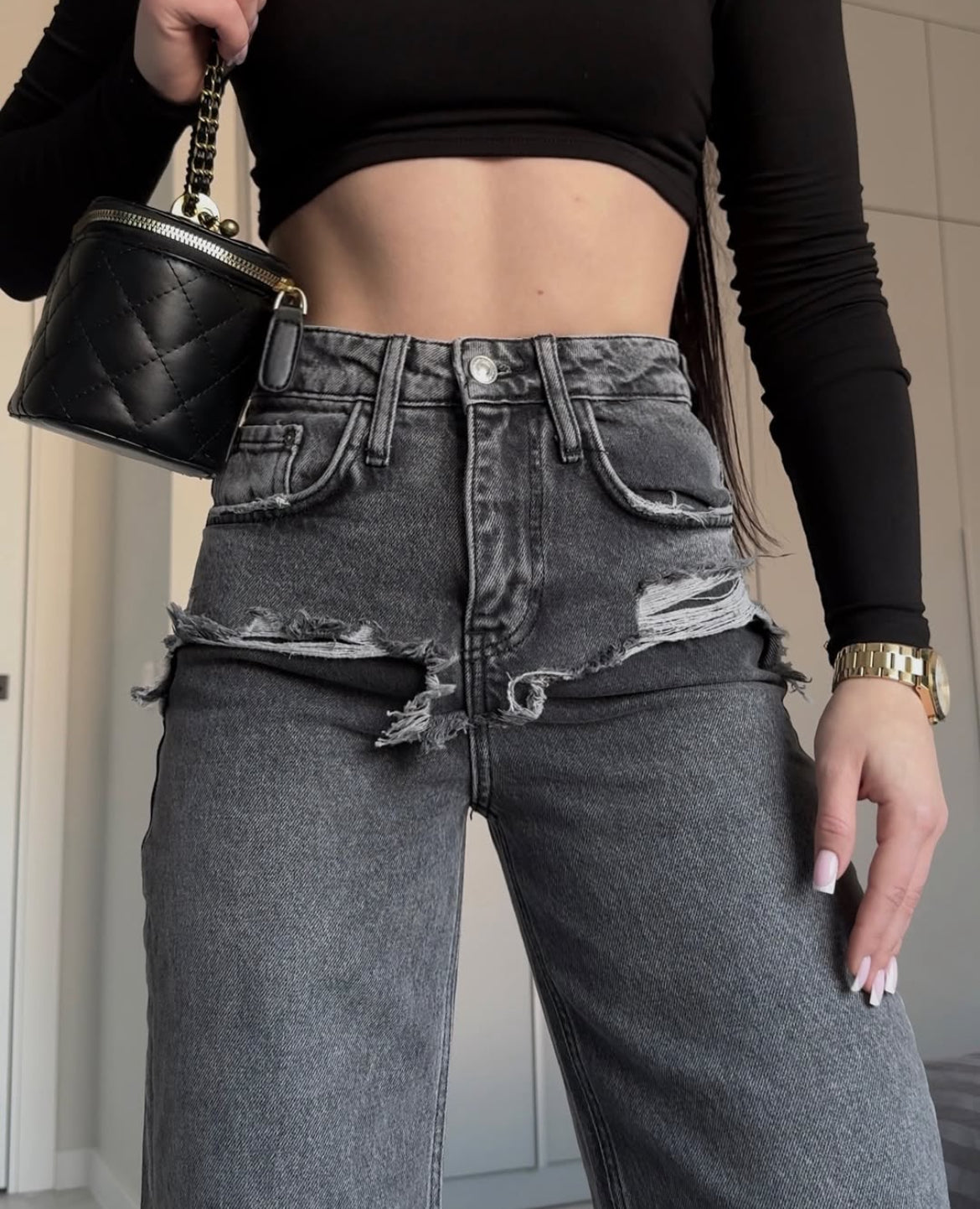 Дънки Chic Smoked Grey