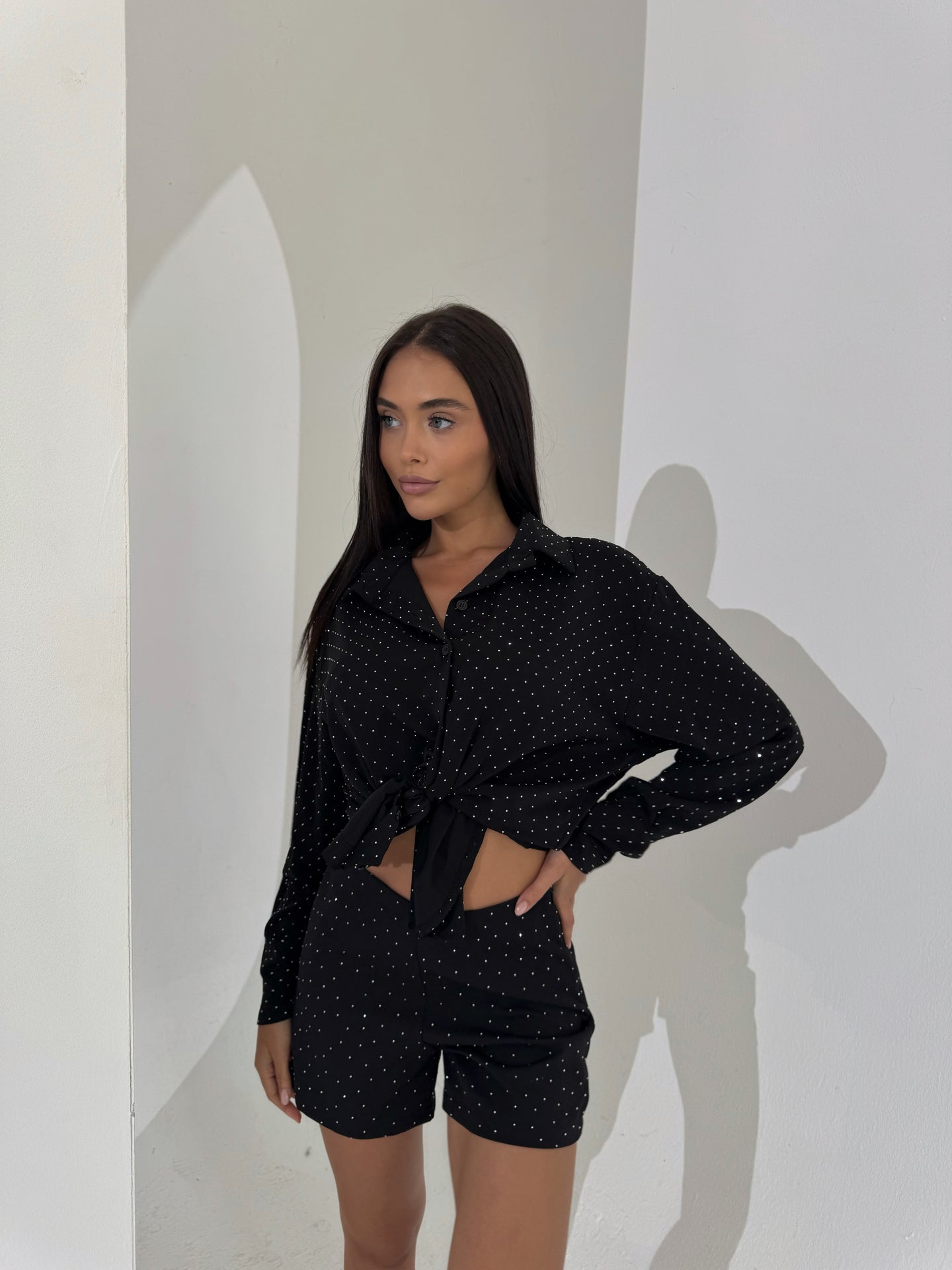 Риза Silky Spark Black