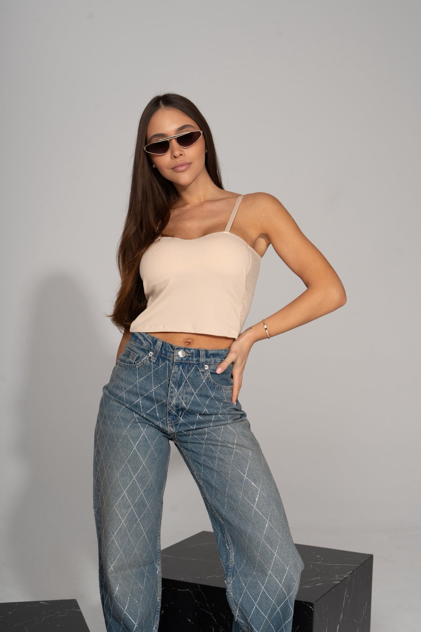 Топ Contour Beige