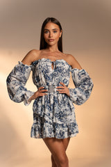 Рокля Aurora Blue Toile