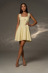 Рокля Vivienne Butter Yellow