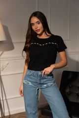 Тениска Moonline Black