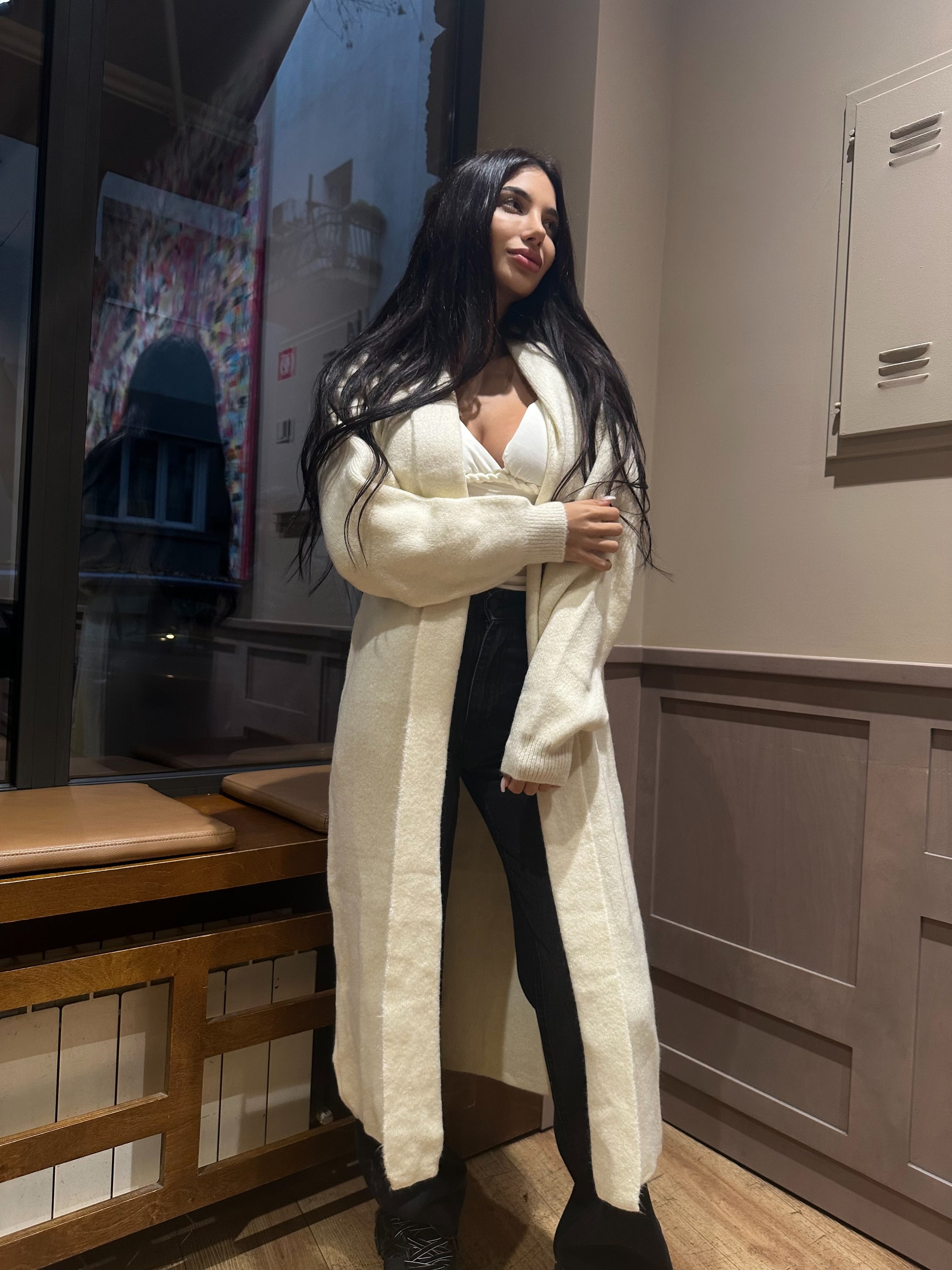 Жилетка Chunky Knit Ecru