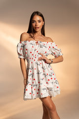 Рокля Love Notes White