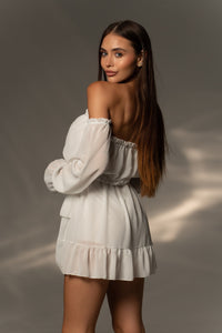 Рокля Aurora White