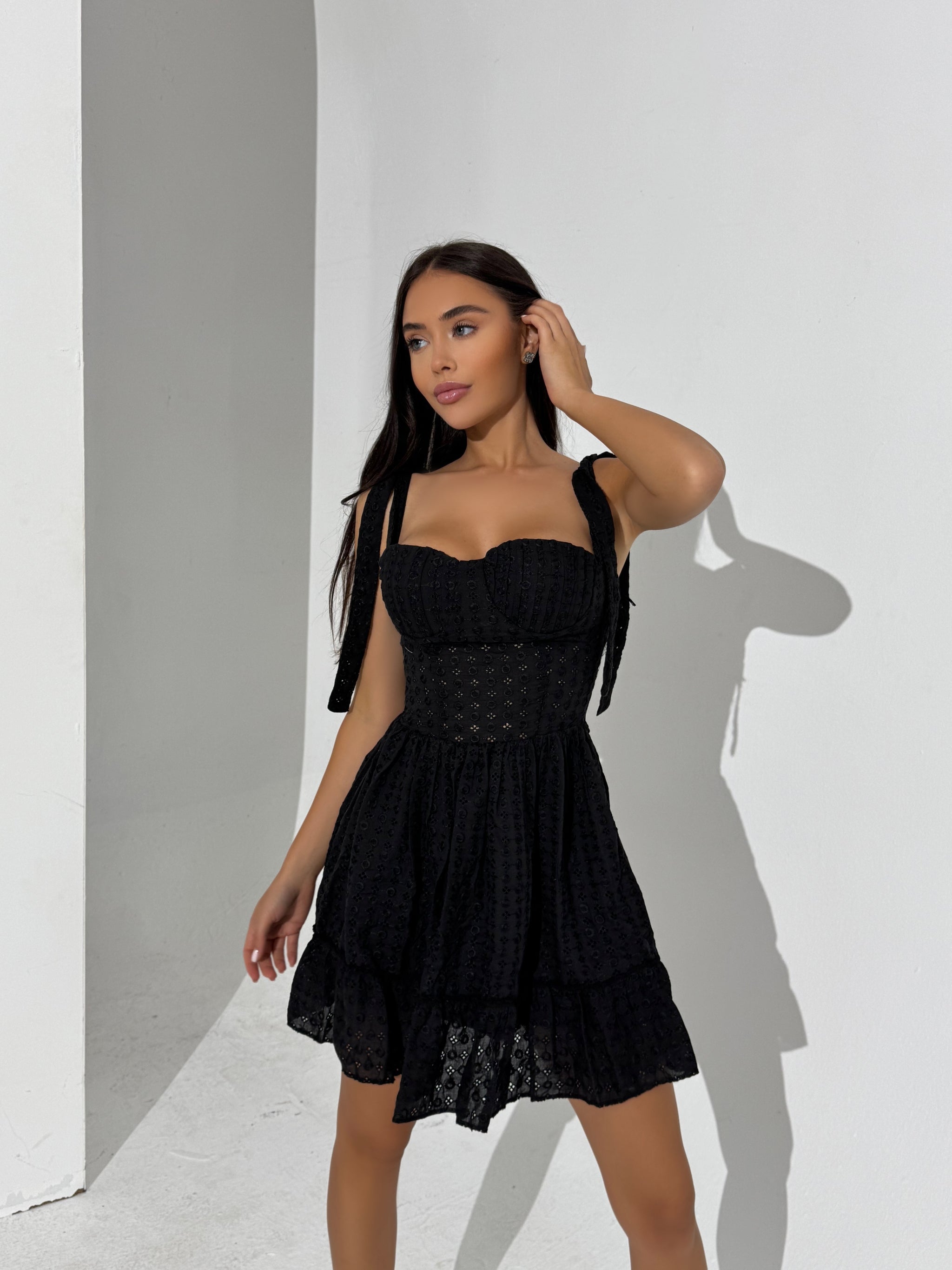 Рокля Lace Black