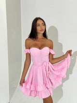 Рокля Bella Blush Pink