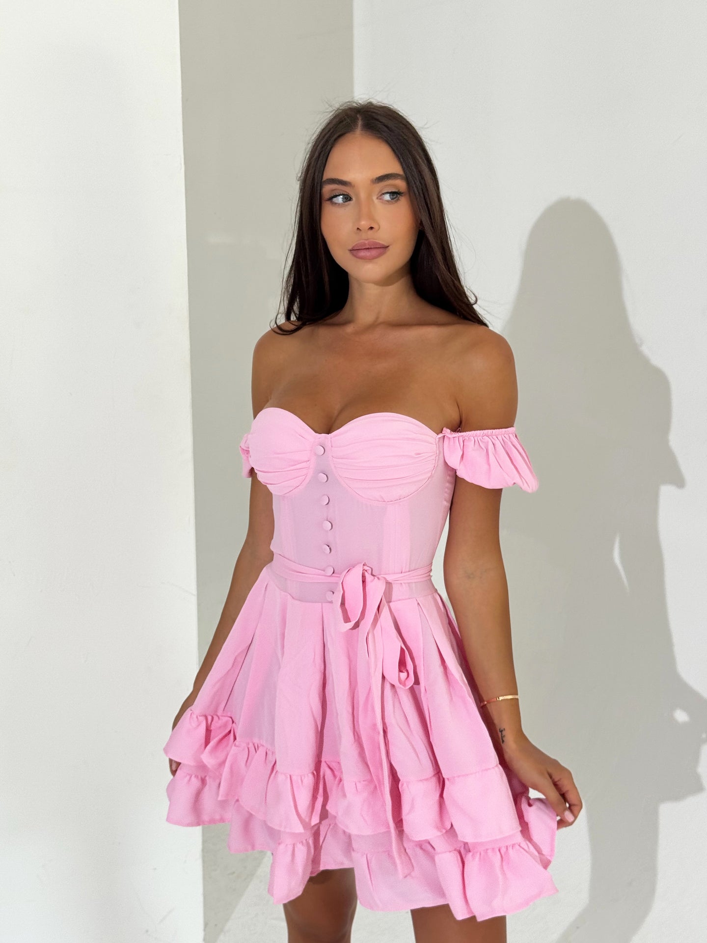 Рокля Bella Blush Pink