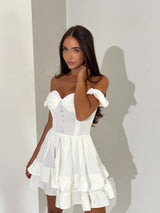 Рокля Bella Blush White