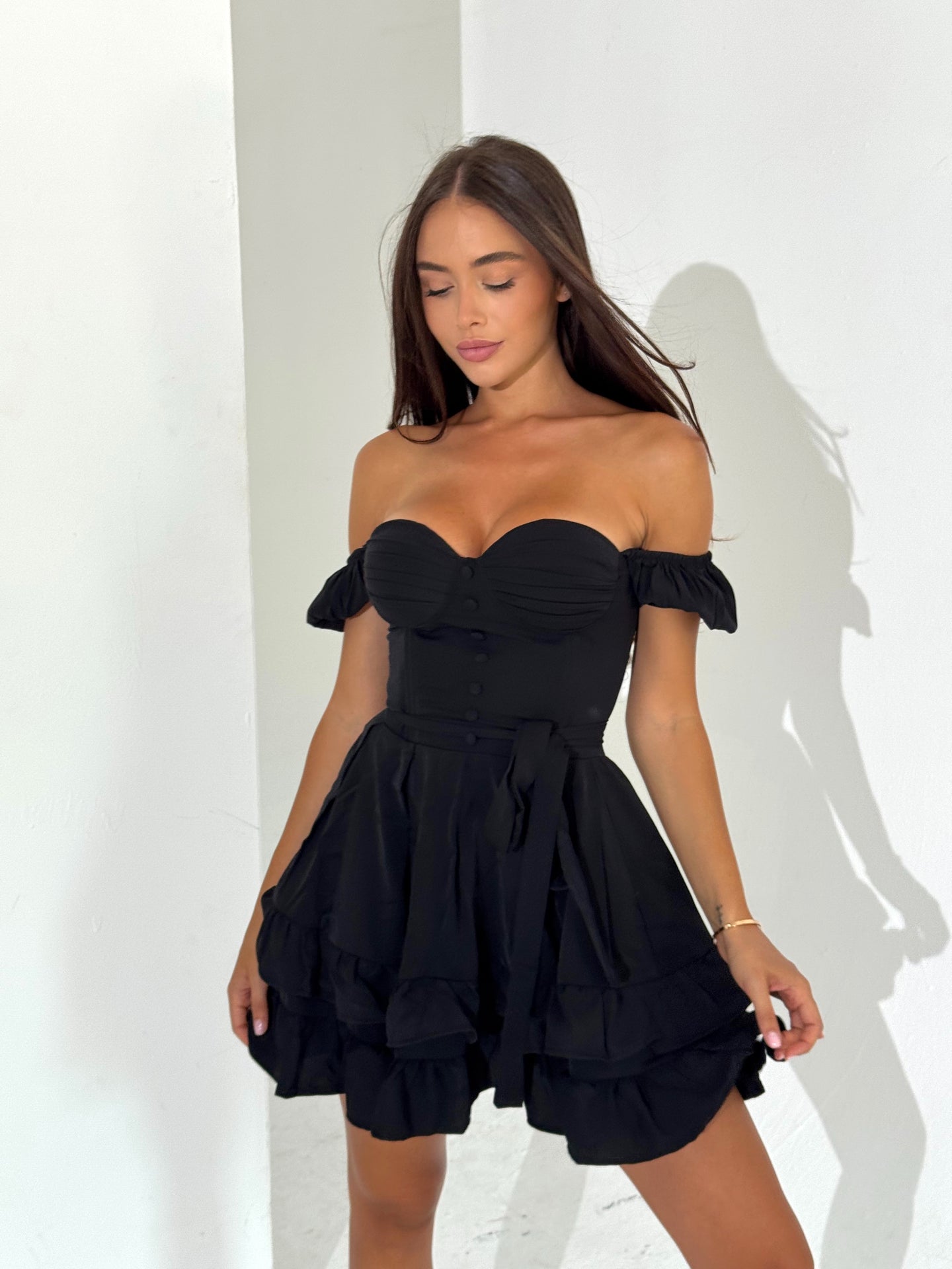 Рокля Bella Blush Black