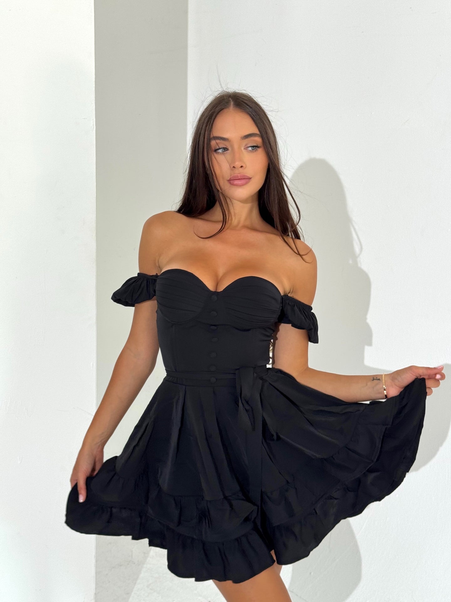 Рокля Bella Blush Black